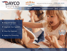 Tablet Screenshot of daycosystems.com